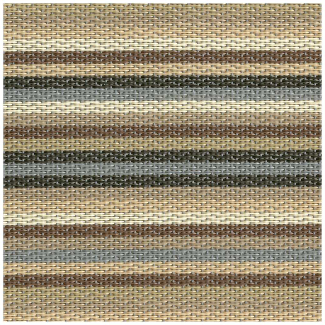 Sambonet Linea Q Tischsets Tischset 1 tlg. grau gestreift 42x33 cm