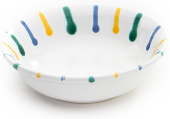 Gmundner Keramik Buntgeflammt Müslischale klein d: 14 cm / h: 4,5 cm / 0,27 L