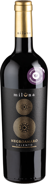 Miluna Negroamaro Salento (2022) - Cantine San Marzano - Rotwein aus Apulien, Italien