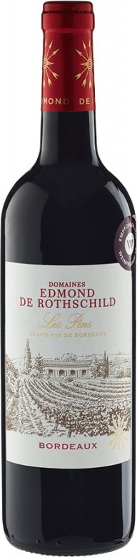 Les Pins Bordeaux AOP (2022) - Edmond de Rothschild - Rotwein aus Bordeaux, Frankreich