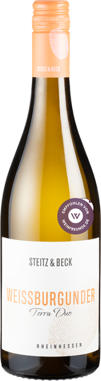 Terra Duo Weißburgunder trocken (2024) - Steitz & Beck - Weißwein aus Rheinhessen, Deutschland