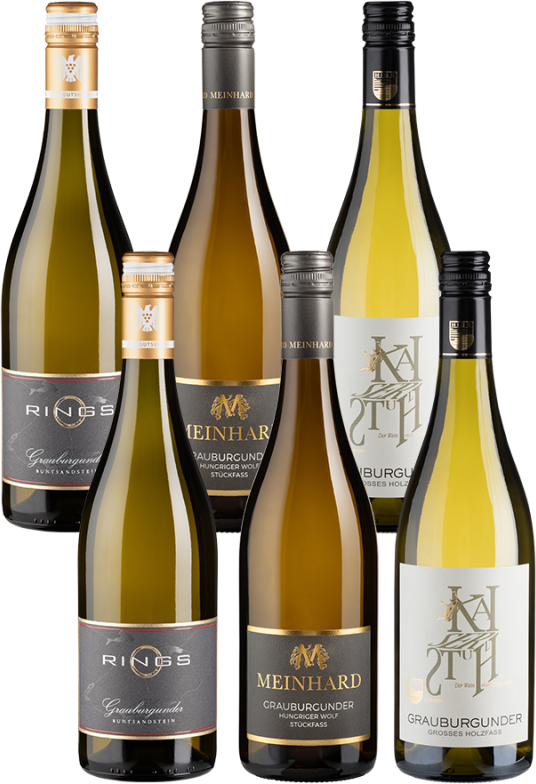 6er-Paket Premium Grauburgunder - Weinpakete
