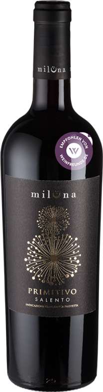 Miluna Primitivo Salento (2023) - Cantine San Marzano - Rotwein aus Apulien, Italien