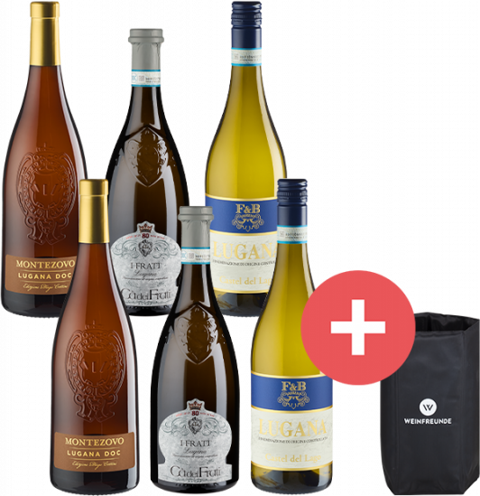 6er-Weißweinpaket Ikonen und Entdeckungen inkl. Kühlmanschette - Weinpakete aus Italien