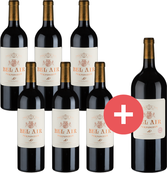 6er-Paket + Magnum Château Bel Air - Weinpakete aus Frankreich