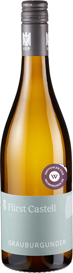Castell Grauburgunder trocken (2024) - Fürstlich Castell’sche Domäne - Weißwein aus Franken, Deutschland