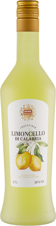REWE Feine Welt Limoncello di Calabria - 0,7L - Polini Produzioni SRL - Spirituosen aus Italien