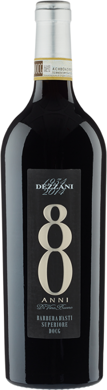 Barbera d'Asti Superiore 80 Anni (2018) - Dezzani Srl - Rotwein aus dem Piemont, Italien