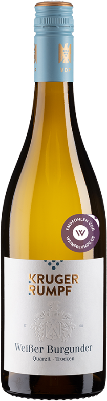 Weißer Burgunder Quarzit trocken Bio (2024) - Kruger-Rumpf - Weißwein von der Nahe, Deutschland