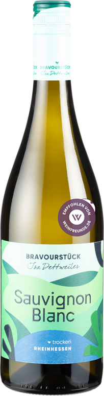 Bravourstück Sauvignon Blanc trocken (2023) - Dettweiler - Weißwein aus Rheinhessen, Deutschland