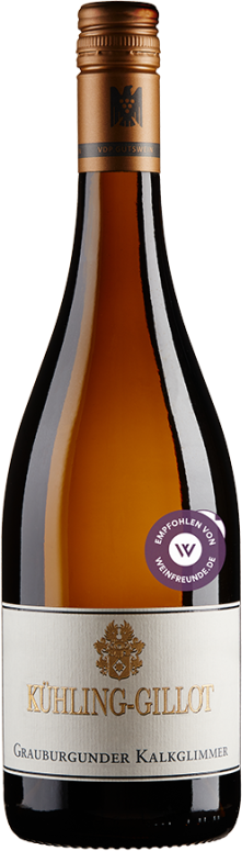 Kalkglimmer Grauburgunder trocken Bio (2024) - Kühling-Gillot - Weißwein aus Rheinhessen, Deutschland