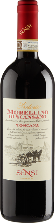 Pretorio Morellino di Scansano (2022) - Sensi Vigne e Vini s.r.l. - Rotwein aus der Toskana, Italien
