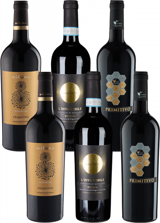 6er-Paket Primitivo Helden - Weinpakete