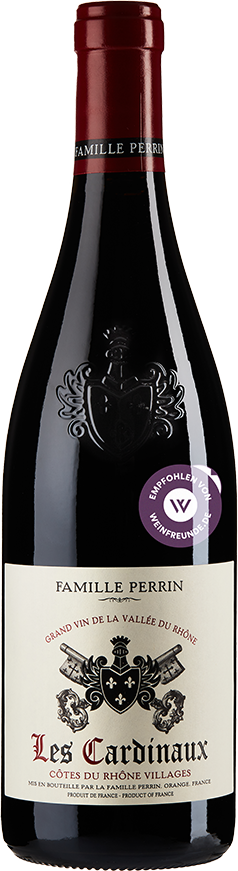 Les Cardinaux Côtes-du-Rhône Villages (2023) - Famille Perrin - Rotwein aus Frankreich