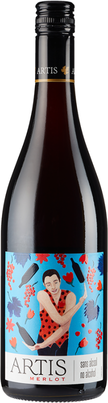 Artis Merlot alkoholfrei - Cordier - Rotwein aus Frankreich