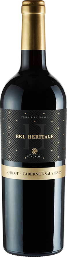 Bel Heritage Merlot Cabernet Sauvignon (2022) - Les Vignobles Foncalieu - Rotwein aus dem Languedoc, Frankreich