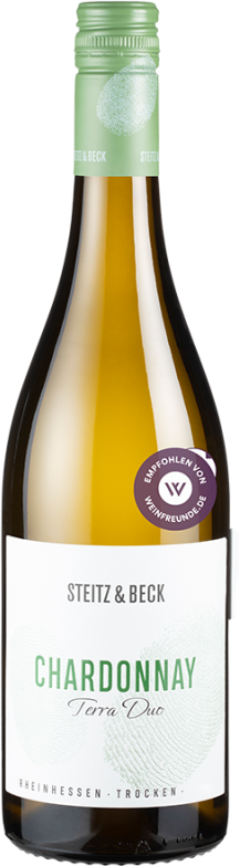 Terra Duo Chardonnay trocken (2022) - Steitz & Beck - Weißwein aus Rheinhessen, Deutschland
