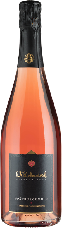 Spätburgunder Rosé Brut Sekt Bio (2022) - Wilhelmshof - Schaumwein aus der Pfalz, Deutschland