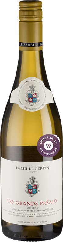 Les Grands Préaux Luberon Blanc (2024) - Famille Perrin - Weißwein aus Frankreich