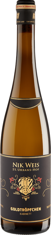 Goldtröpfchen Riesling Große Lage Kabinett (2023) - Weingut Nik Weis - Weißwein von der Mosel, Deutschland