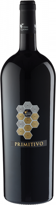 Torre Quadris Primitivo - 1,5 L-Magnum (2022) - Cantina Vecchia Torre - Rotwein aus Apulien, Italien