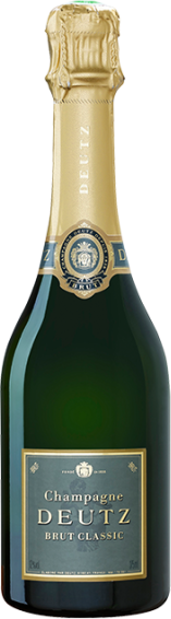 Champagner Brut Classic - 0,375 L - Deutz - Schaumwein aus Frankreich