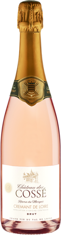 Crémant de Loire Réserve du Marquis Rosé Brut (2020) - Château des Cossé - Schaumwein von der Loire, Frankreich