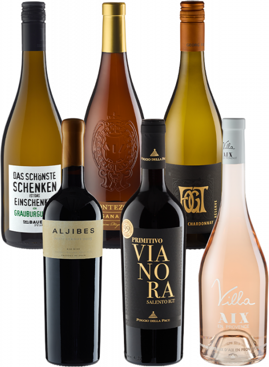 6er-Paket Weinfreunde Jubiläum - Weinpakete
