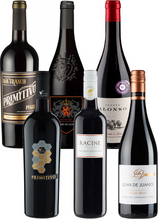 6er-Kennenlernpaket Rotwein-Favoriten - Weinpakete