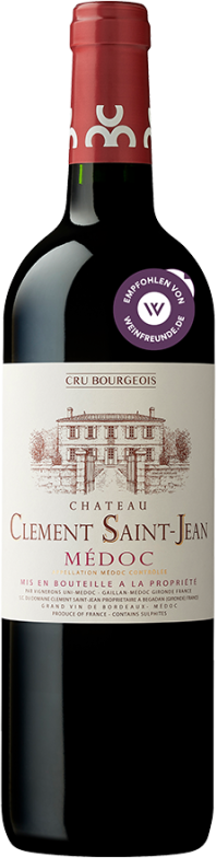 Château Clement Saint-Jean (2022) - Les Vignerons d'Uni-Medoc - Rotwein aus Bordeaux, Frankreich