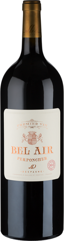 Premier Vin Bordeaux - 1,5 L-Magnum (2015) - Château Bel Air Perponcher - Rotwein aus Bordeaux, Frankreich