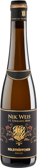Goldtröpfchen Riesling Große Lage Auslese - 0,375 L (2022) - Weingut Nik Weis - Weißwein von der Mosel, Deutschland