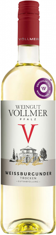 Weißburgunder trocken (2023) - Heinrich Vollmer - Weißwein aus der Pfalz, Deutschland