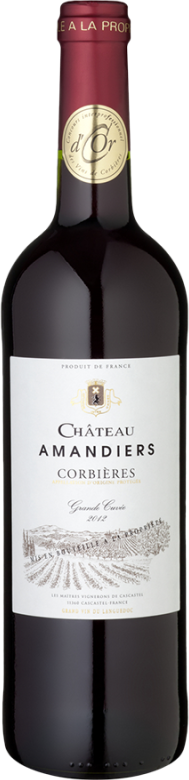 Château Amandiers Grand Cuvée Corbières (2022) - Vignerons de Cascastel - Rotwein aus Corbieres, Frankreich