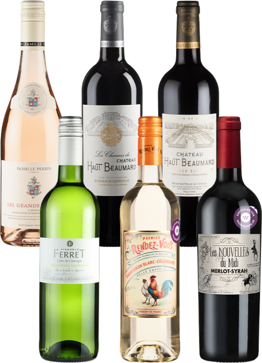 6er-Paket Frankreich - Weinpakete aus Frankreich