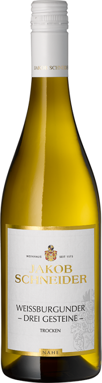 Drei Gesteine Weißburgunder trocken (2024) - Jakob Schneider - Weißwein von der Nahe, Deutschland