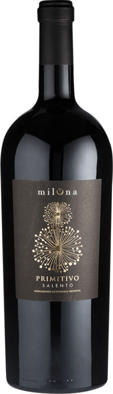Miluna Primitivo Salento - 1,5 L-Magnum (2022) - Cantine San Marzano - Rotwein aus Apulien, Italien