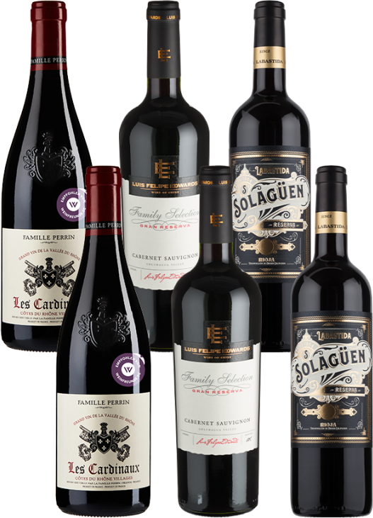 6er-Paket Rotweine aus Barrique - Weinpakete