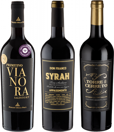 3er-Paket Luca Maroni Rotwein-Stars - Weinpakete