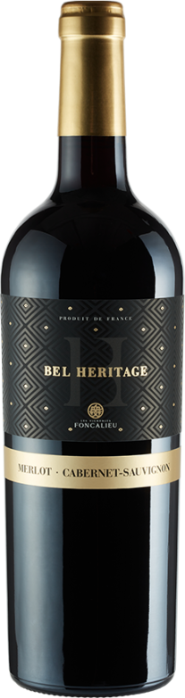 Bel Heritage Merlot Cabernet Sauvignon (2022) - Les Vignobles Foncalieu - Rotwein aus dem Languedoc, Frankreich