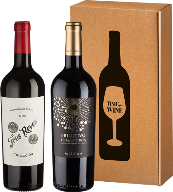 2er-Rotwein Geschenkset - Geschenkideen aus Italien