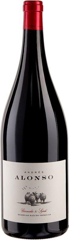 Andrés Alonso Garnacha Syrah - 1,5-L-Magnum (2021) - Bodegas Raices Ibericas - Rotwein aus Spanien