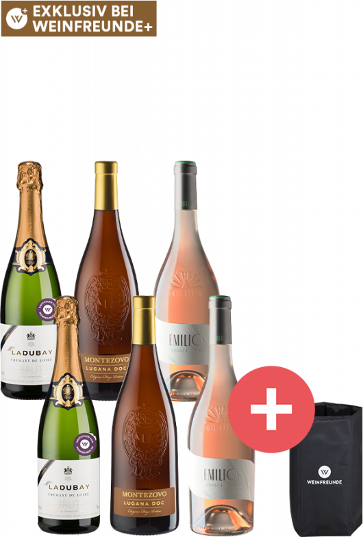 6er-Paket Summertime Trio + Kühlmanschette - Weinpakete