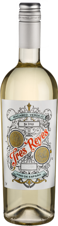 Tres Reyes Macabeo Verdejo (2024) - Bodegas y Viñedos Muñoz - Weißwein aus Spanien
