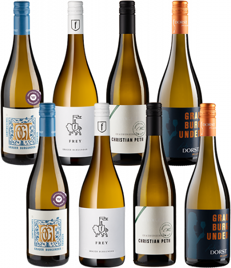 8er-Paket Best of Grauburgunder - Weinpakete
