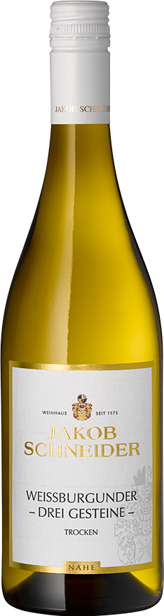 Drei Gesteine Weißburgunder trocken (2024) - Jakob Schneider - Weißwein von der Nahe, Deutschland