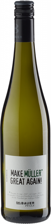 Thumbnail - Make Müller Great Again! trocken (2024) - Emil Bauer - Weißwein aus der Pfalz, Deutschland