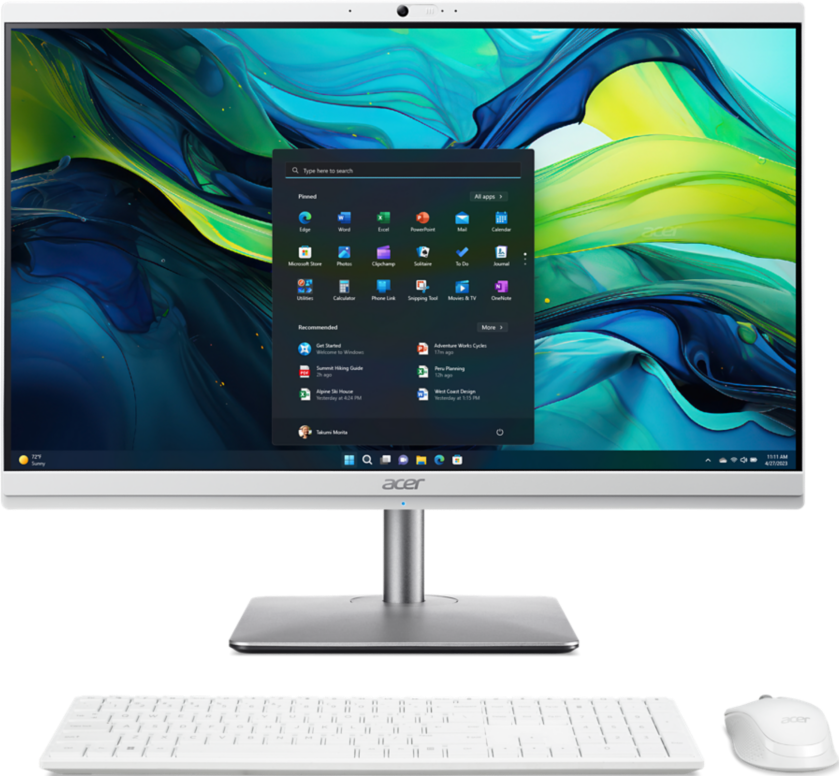 Acer Aspire C 24 All-in-One | C24-195ES | Weiß