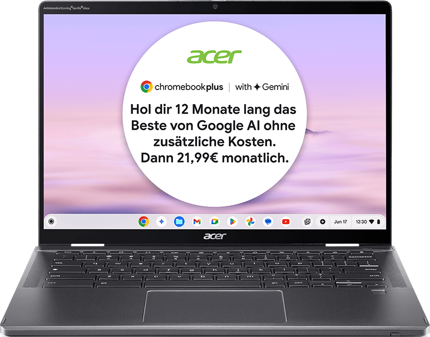 Acer Chromebook Plus Spin 714 Touchscreen | CP714-1HN | Grau