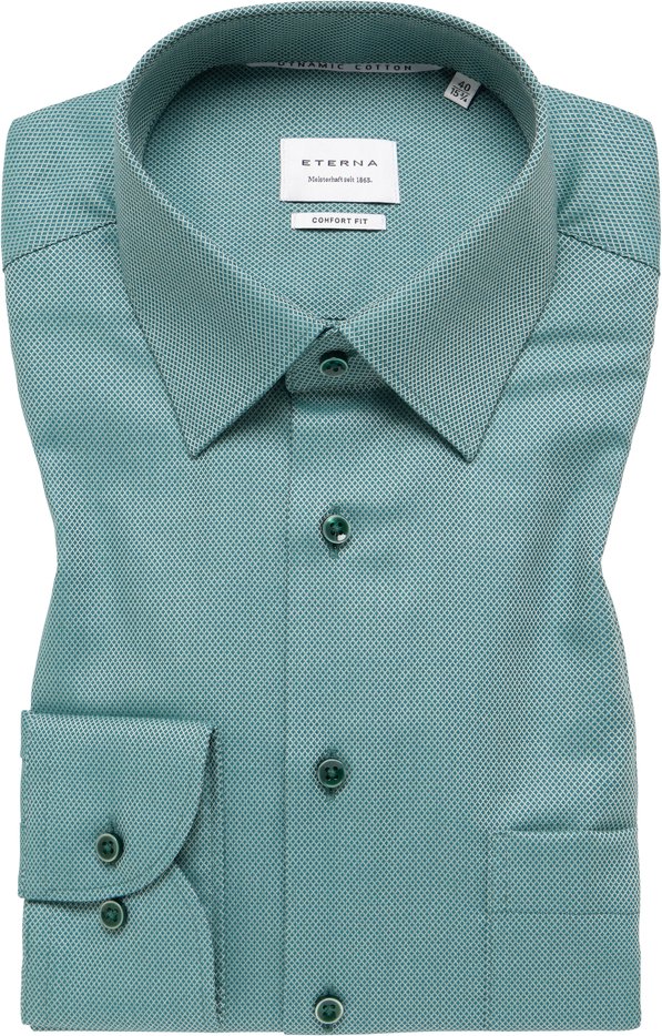 COMFORT FIT Dynamic Cotton in kiwi strukturiert